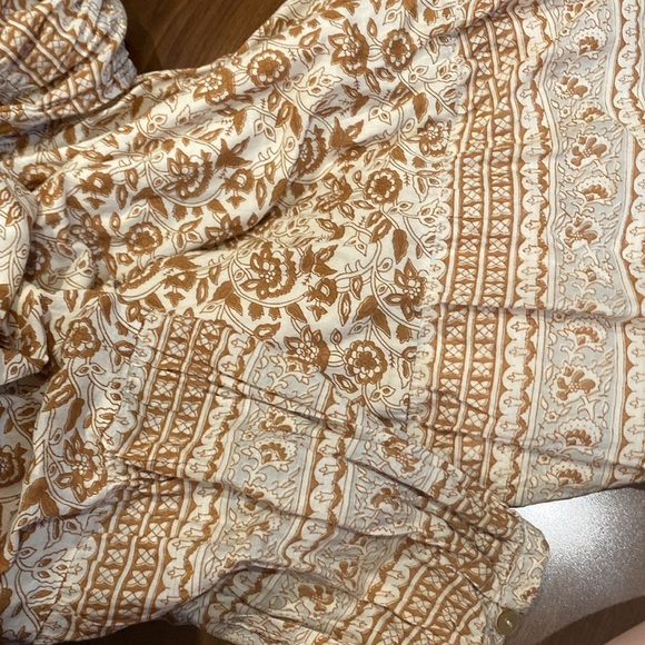 Cleobella / Rosy Mini cotton block printed paisley floral Dress Size s - Picture 7 of 7